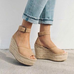 Soludos Positano Platform Wedge Espadrille Sandal
